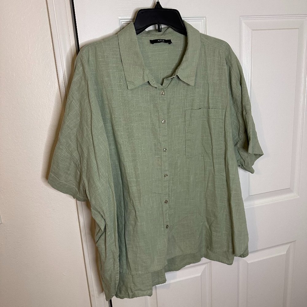 Able Short Sleeved Button Down